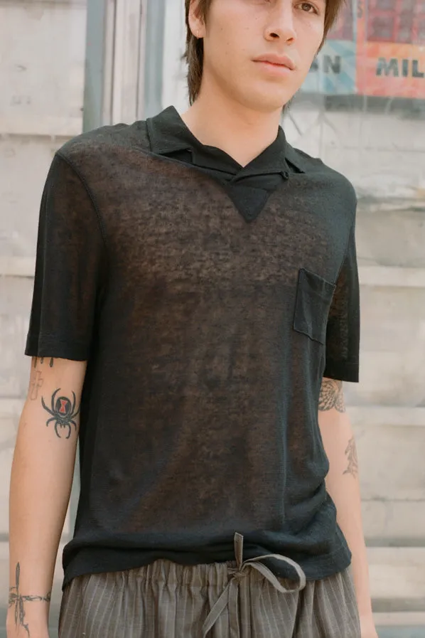 SOURCE POLO, BLACK