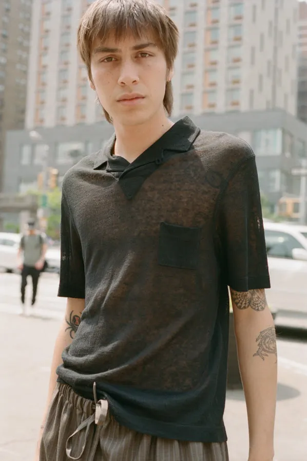 SOURCE POLO, BLACK