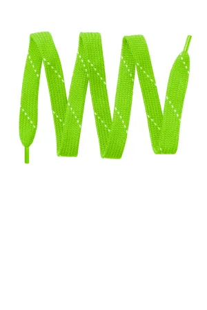 Sport-Tek Laces. LACE Neon Green/ White