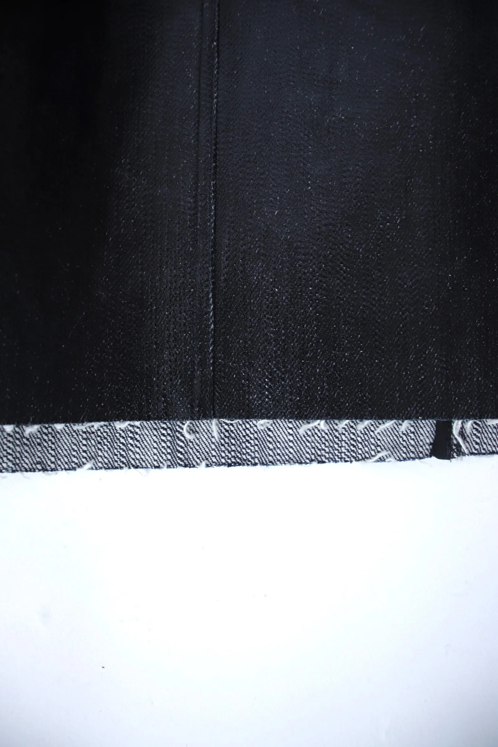 S/S 2019 Rick Owens Denim Panel Tunic
