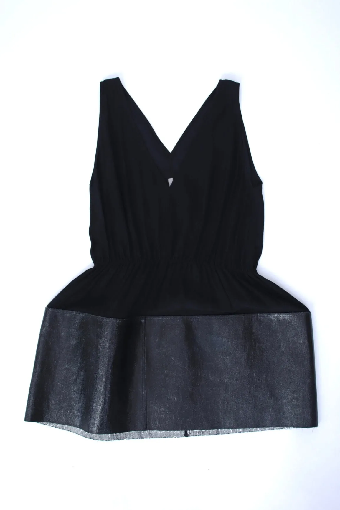 S/S 2019 Rick Owens Denim Panel Tunic