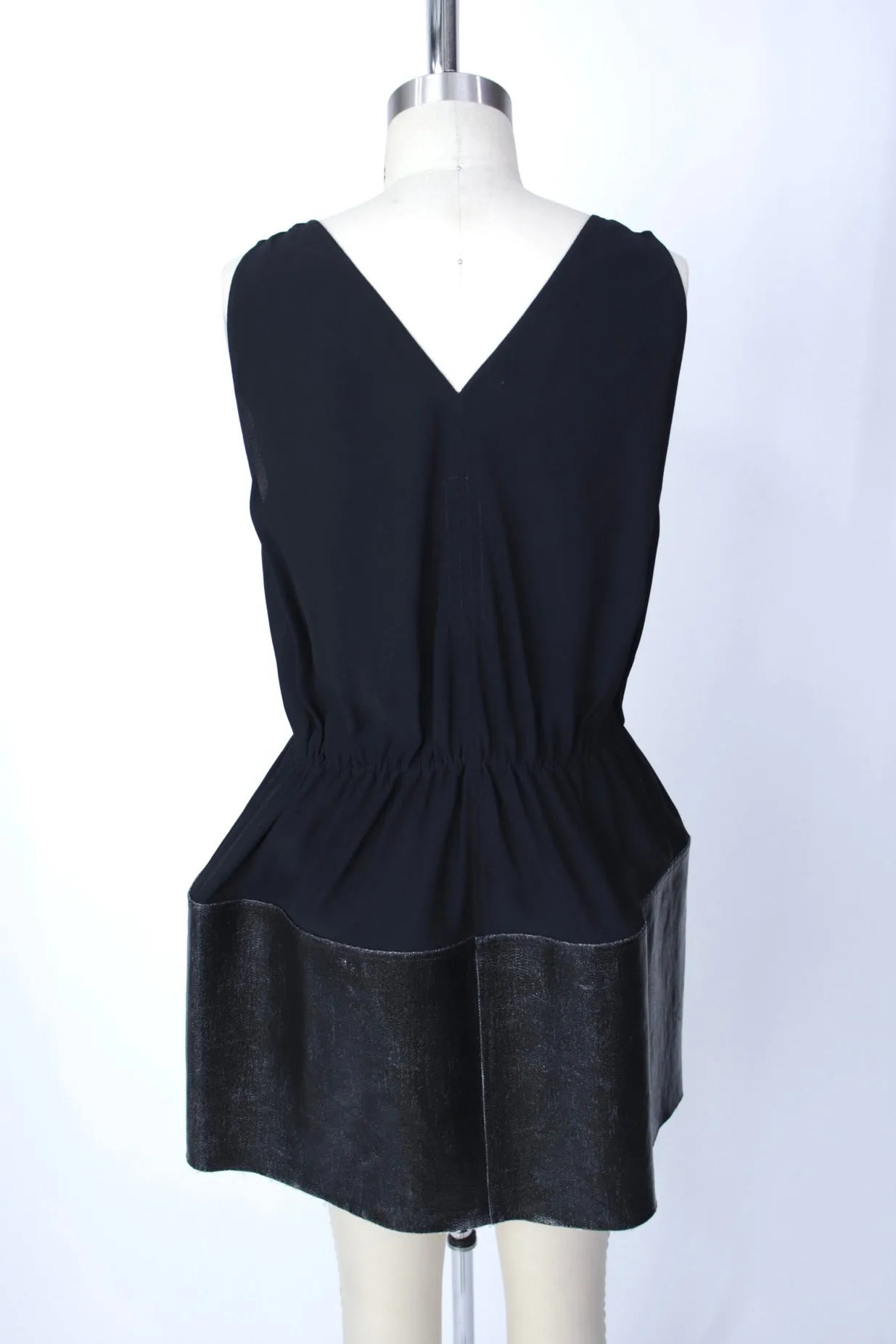 S/S 2019 Rick Owens Denim Panel Tunic