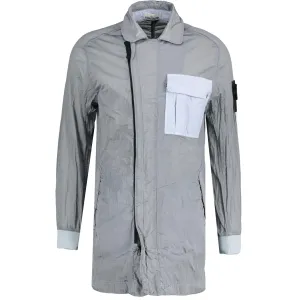 STONE ISLAND NYLON METAL MAC JACKET GREY