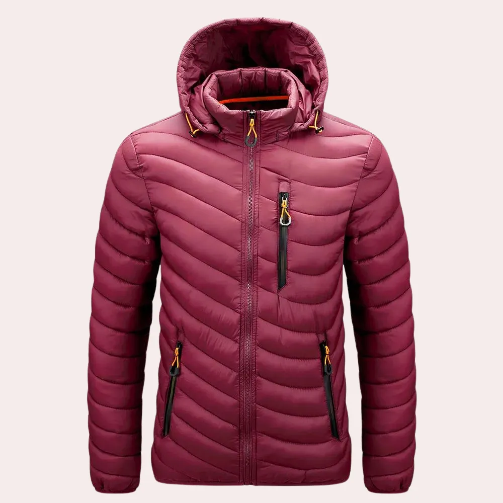 Stylish luxury hooded jacket for men - Bernard