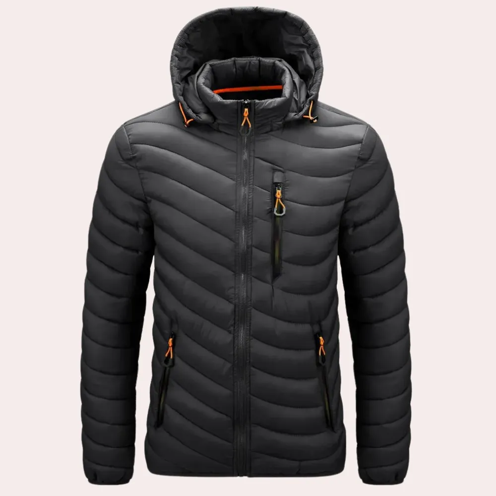 Stylish luxury hooded jacket for men - Bernard