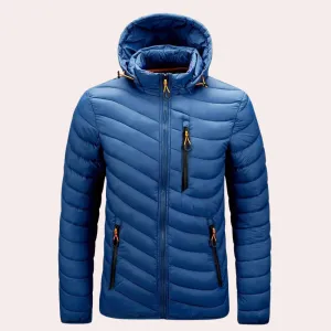 Stylish luxury hooded jacket for men - Bernard