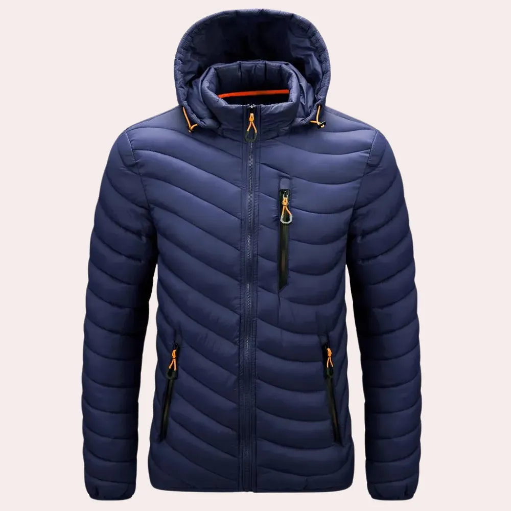 Stylish luxury hooded jacket for men - Bernard