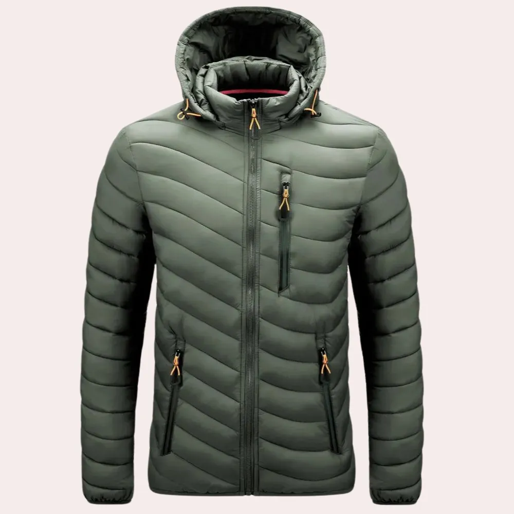 Stylish luxury hooded jacket for men - Bernard