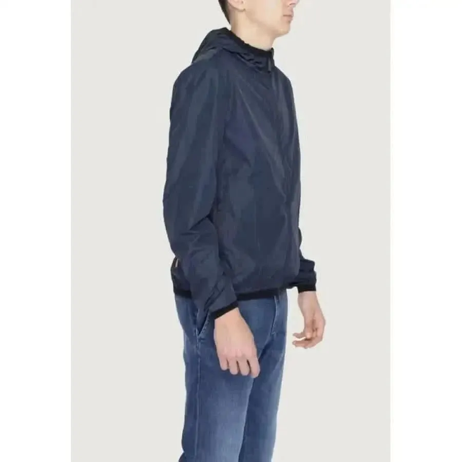 Suns Men's Blue Hooded Jacket