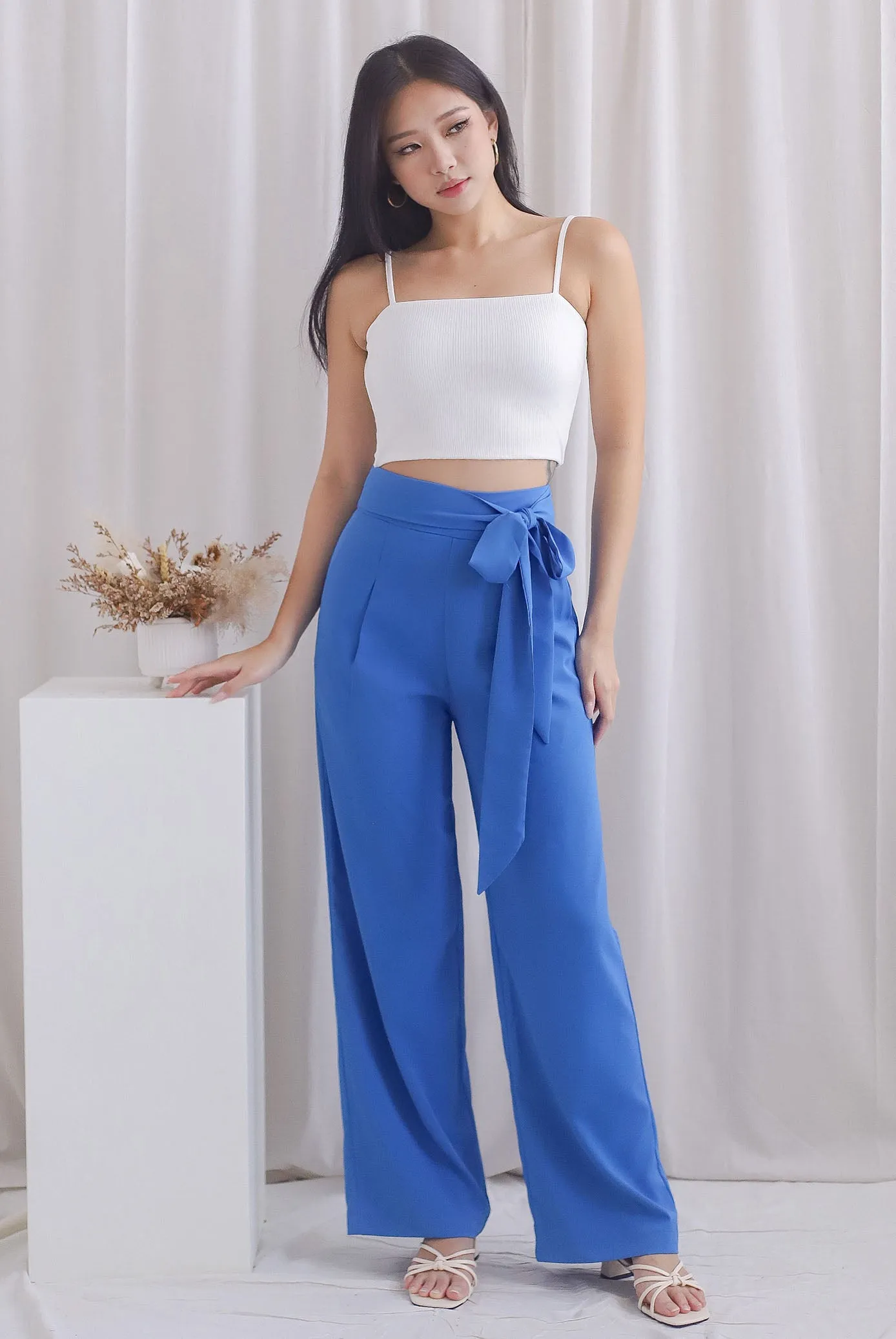 TDC Emberlyn Padded Bralet Crop Top In White