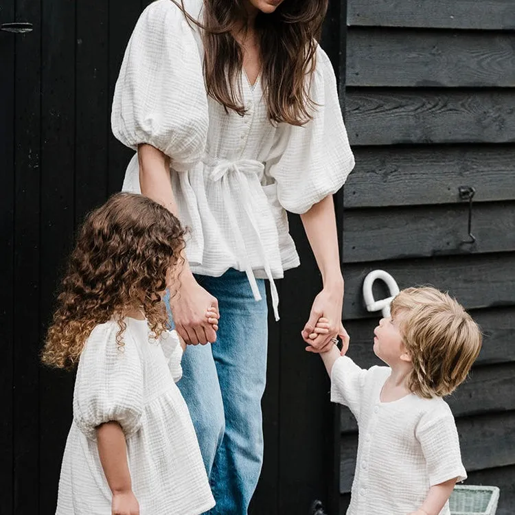 The Aubrey Muslin Blouse