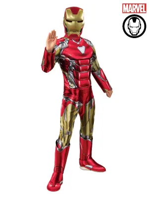 The Avengers Iron Man Kids Deluxe Costume