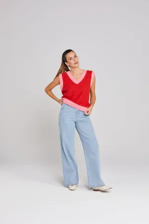 Thing Thing Shackle Vest | Pink Lipstick