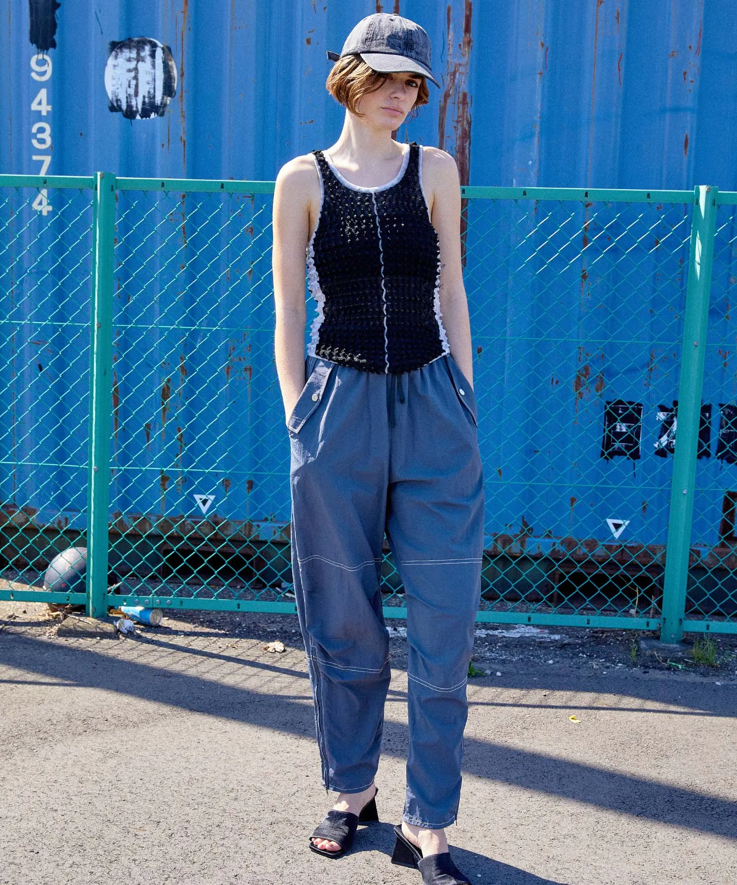 Togetoge Sheer Knit Tank Top