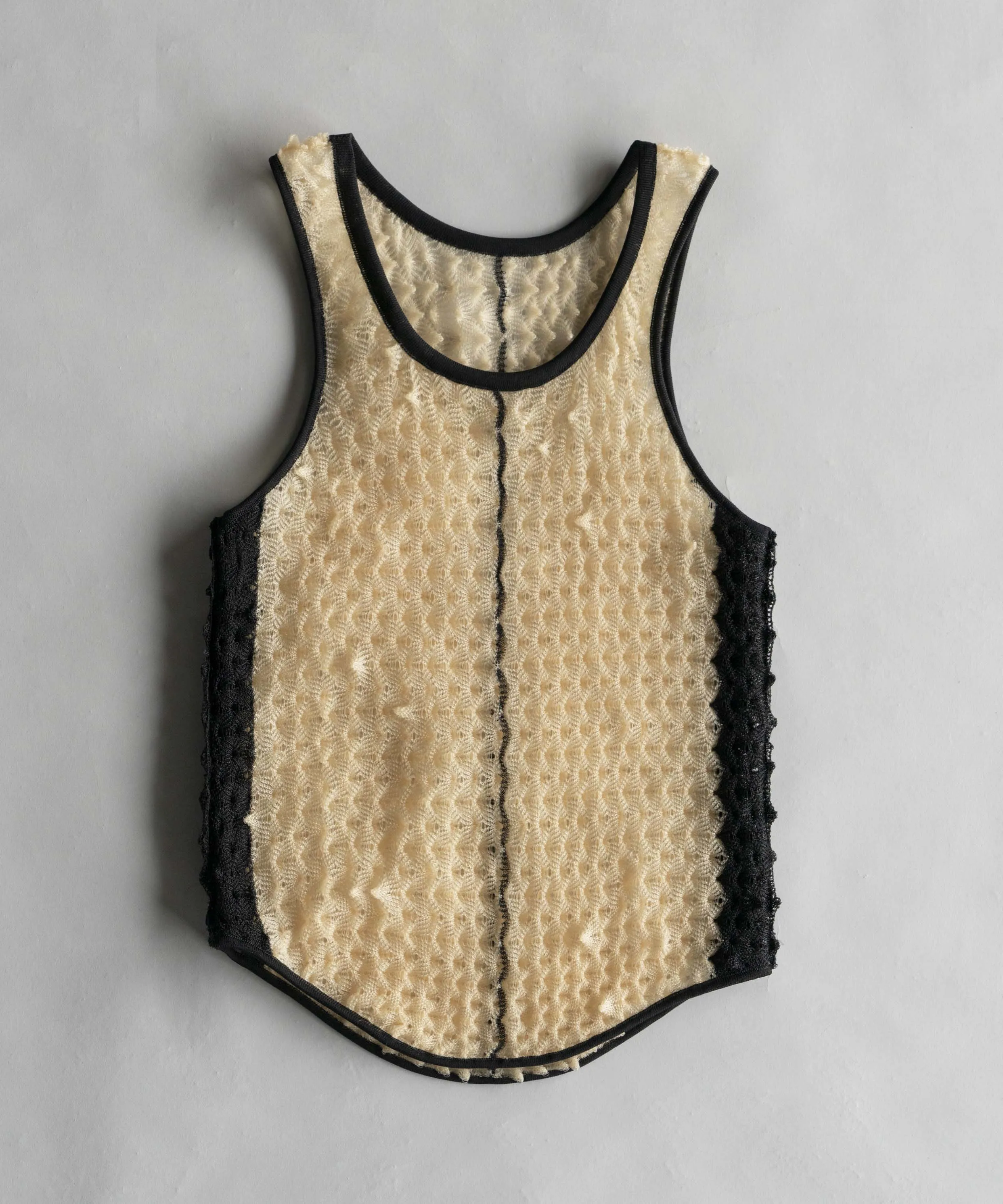 Togetoge Sheer Knit Tank Top