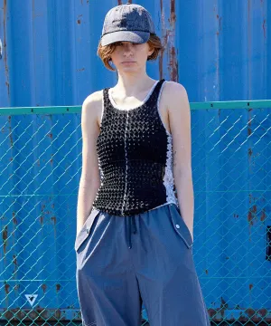 Togetoge Sheer Knit Tank Top