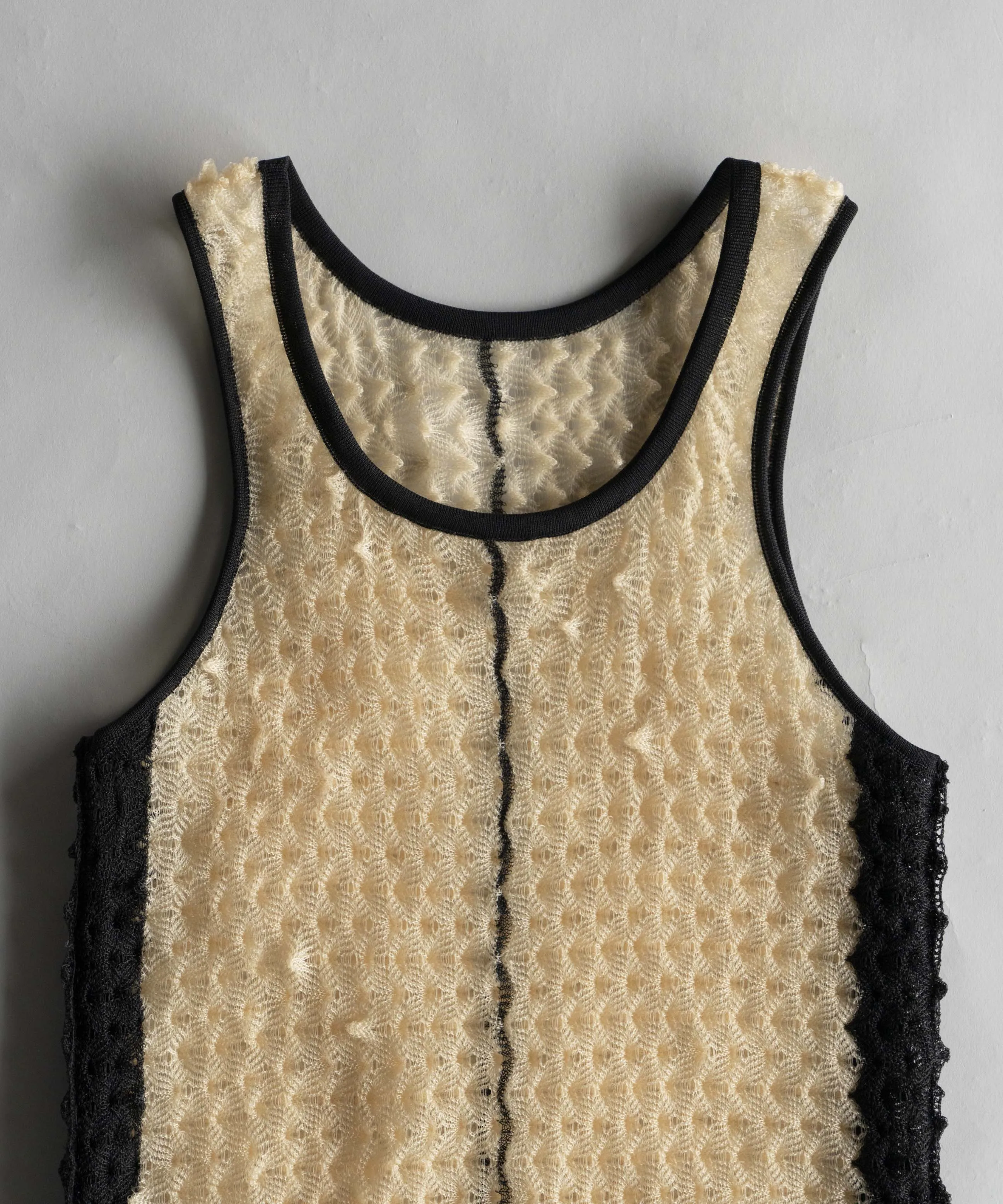 Togetoge Sheer Knit Tank Top