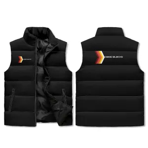 Unisex Lightweight All Over Printing Stand Collar Zip Up Puffer Vest