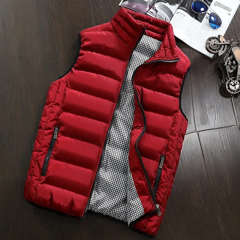 Vest Men New Stylish Sleeveless Jacket
