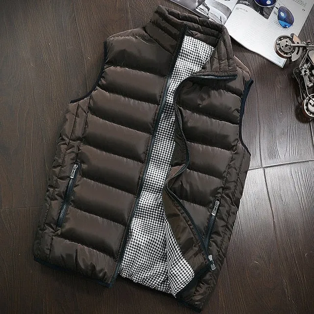 Vest Men New Stylish Sleeveless Jacket