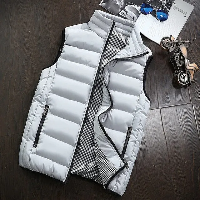 Vest Men New Stylish Sleeveless Jacket