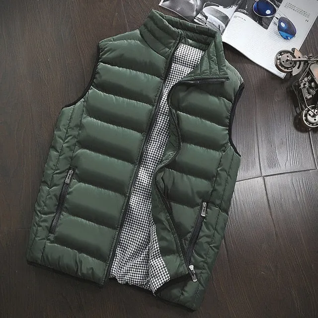 Vest Men New Stylish Sleeveless Jacket