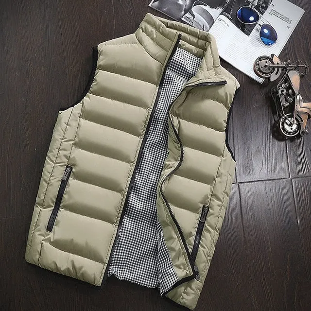 Vest Men New Stylish Sleeveless Jacket