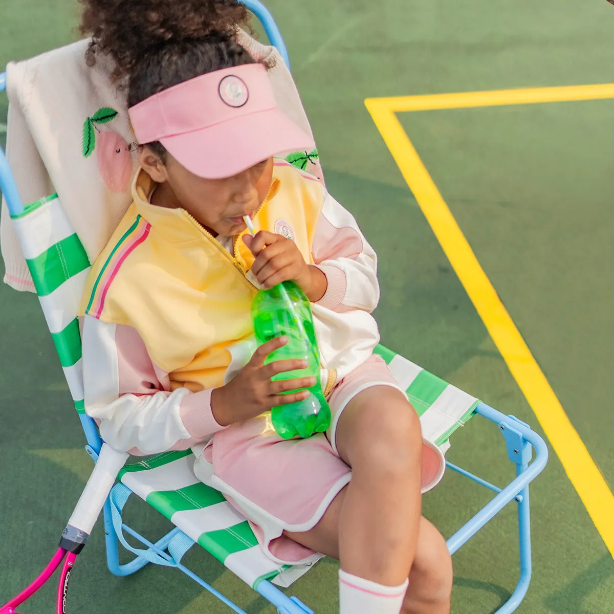 Veste jaune en coton français, enfant || Yellow jacket in French terry, child