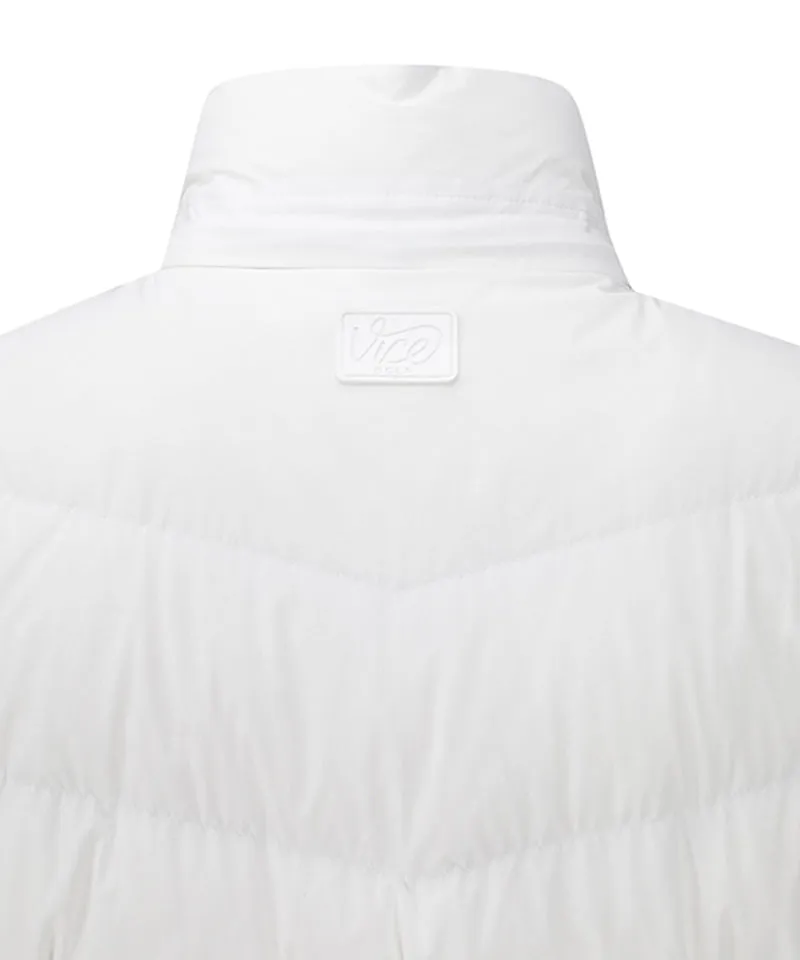 Vice Golf Atelier Women's Detachable Sleeve Hoodie Down Jacket - 2 Colors