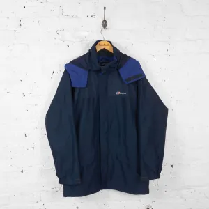 Vintage Berghaus Goretex Jacket - Navy - L