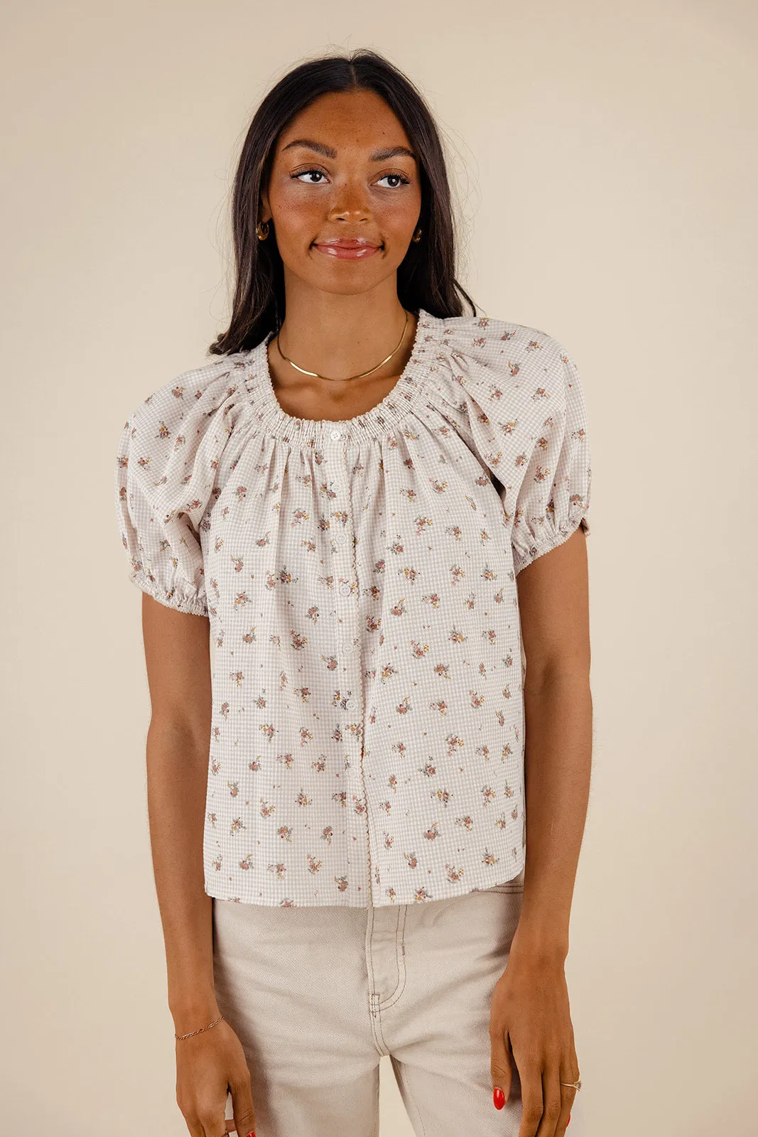 Wanna Be The One Puff Sleeve Blouse