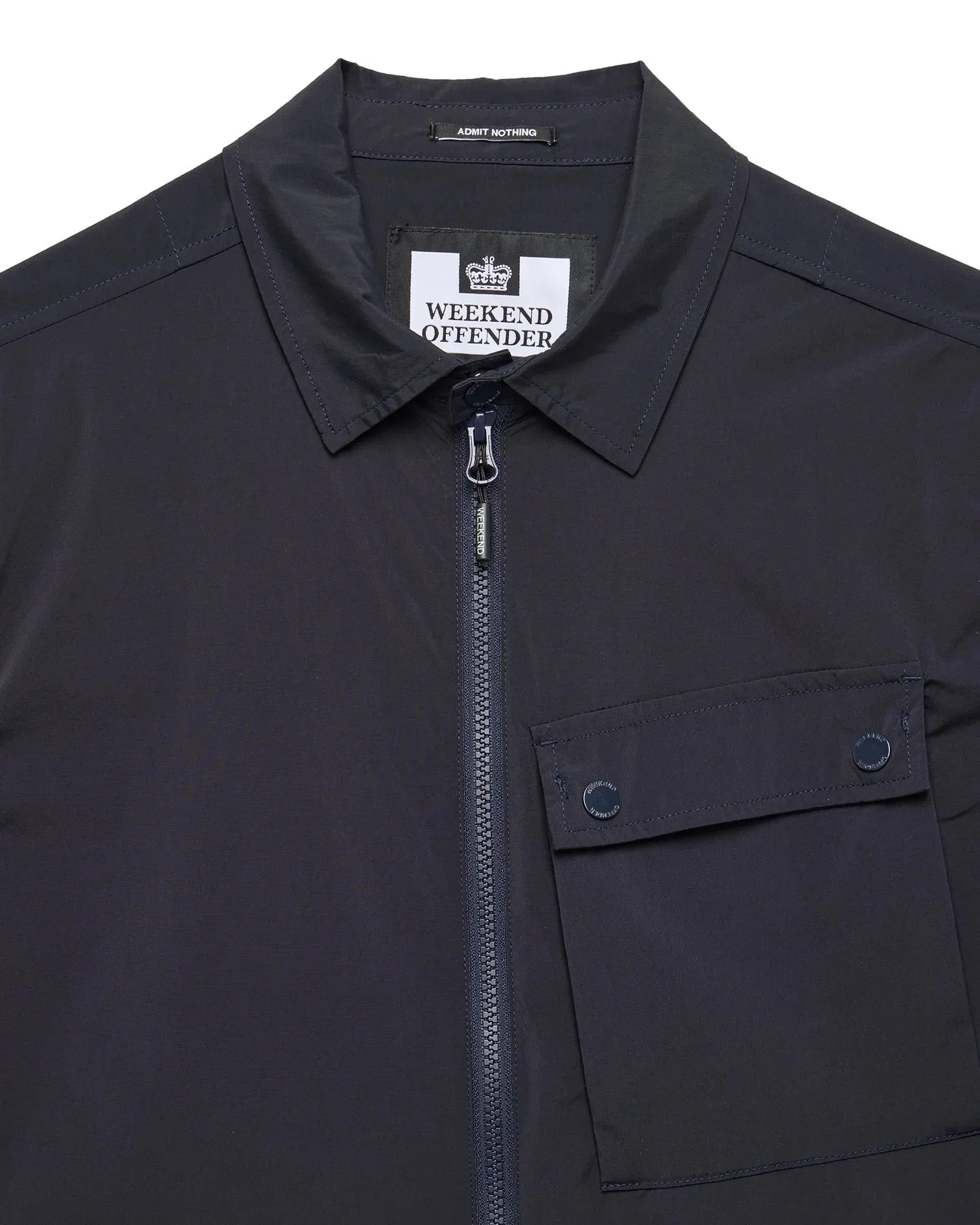 Weekend Offender Southbank Technical Over-Shirt Navy