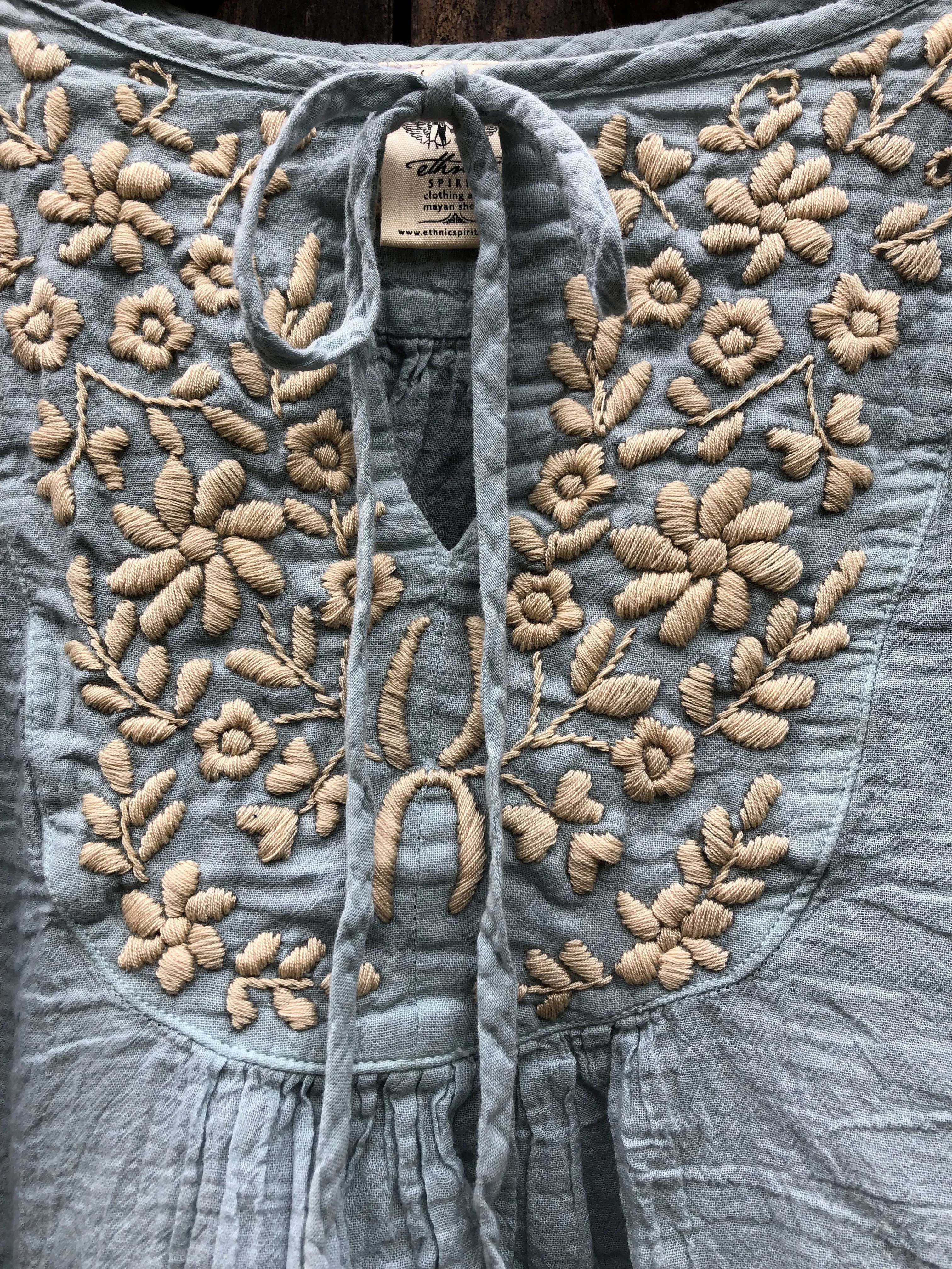 Wildflower Blouse Baby Blue