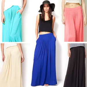 Woman Satin Long Skirt Elastic Waist Floor-Length Maxi Skirts Female Plus Size Ladies Bohemia Pleated saia skirts For Women