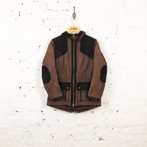 Womens Barbour Hooded Wax Jacket - Brown - Womens S