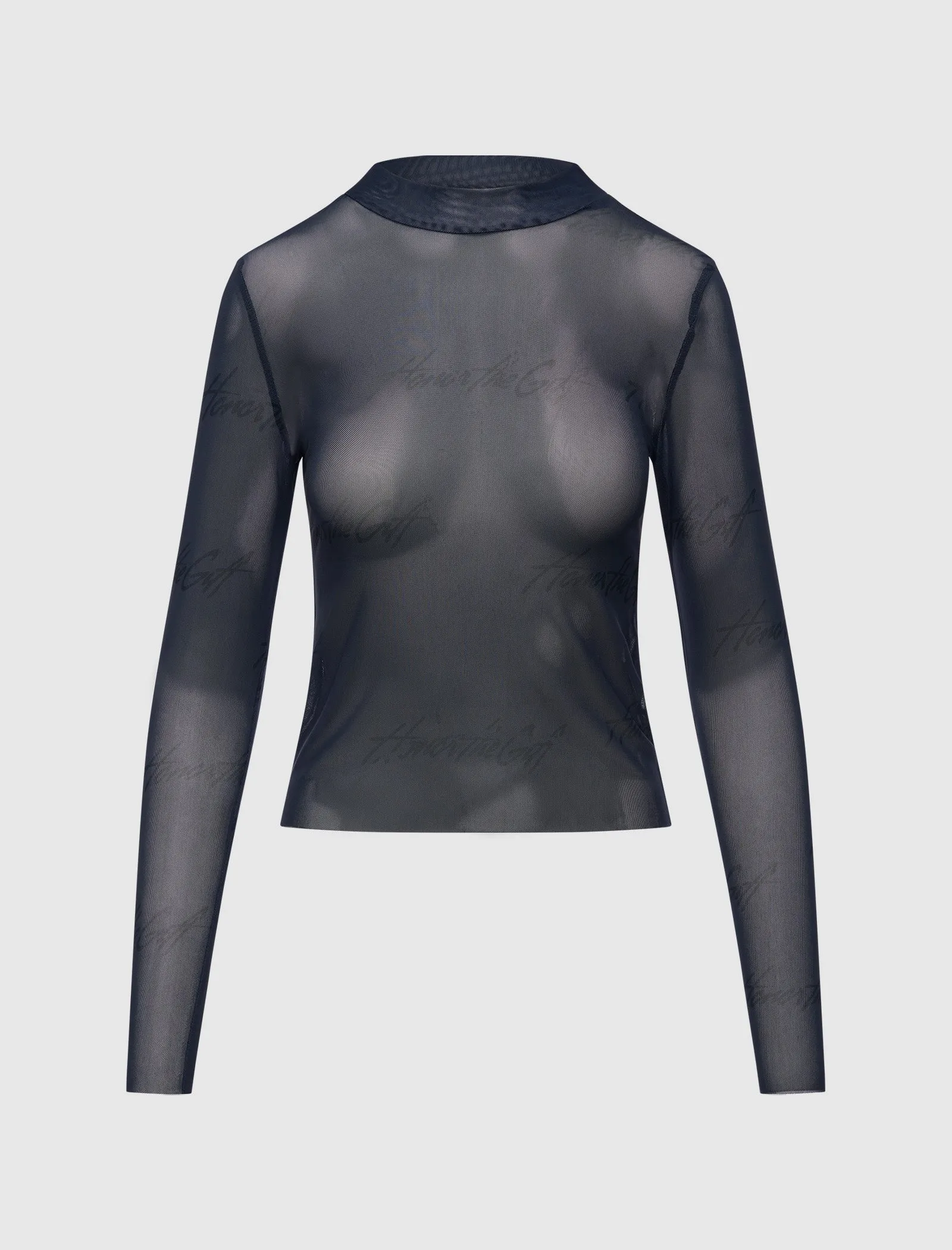 WOMEN'S BURNOUT MOCK TOP