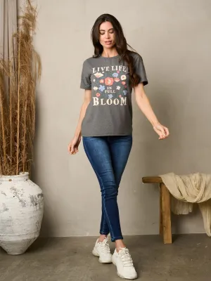 WOMEN'S SHORT SLEEVE GRAPHIC TOP