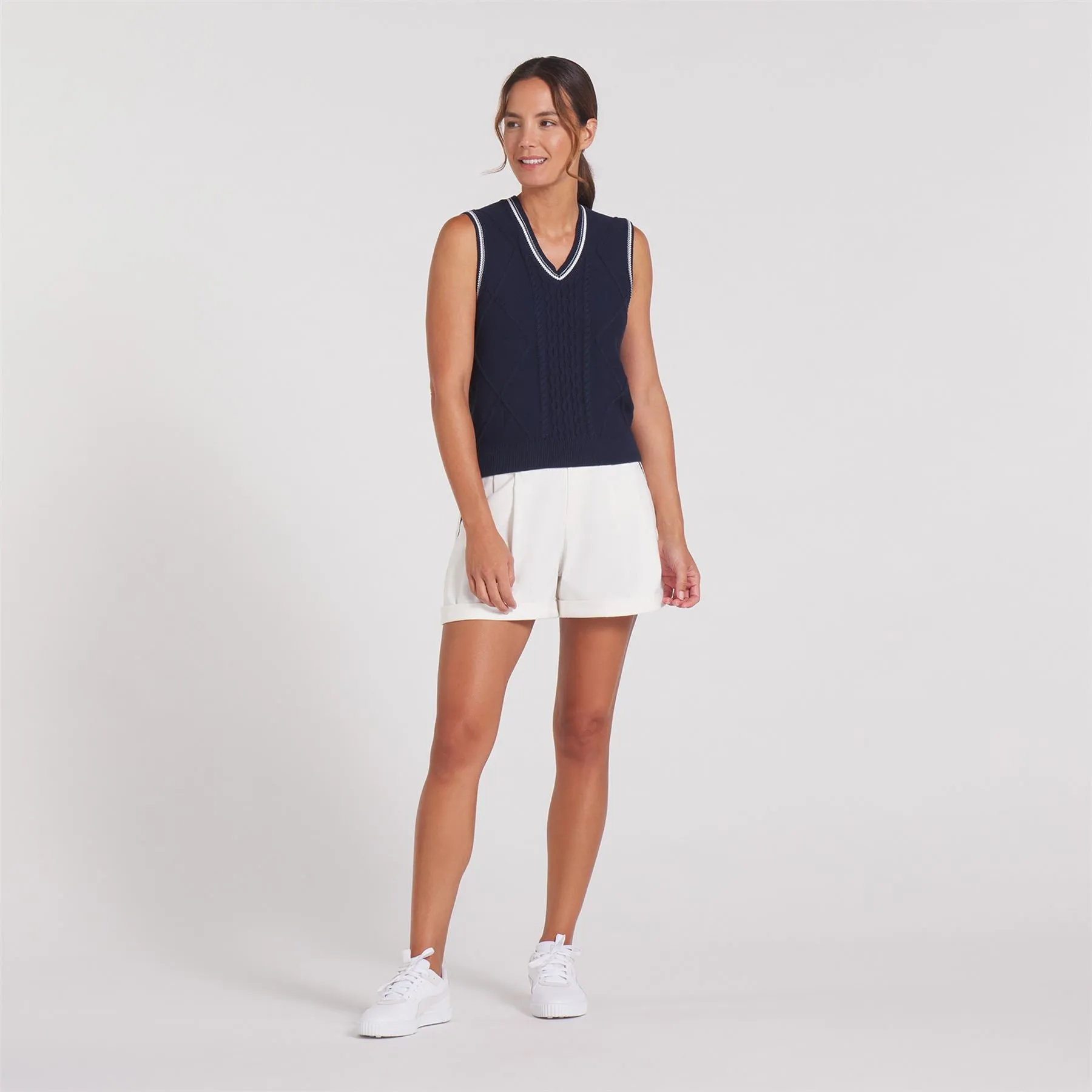 x AP Sweater Vest Deep Navy