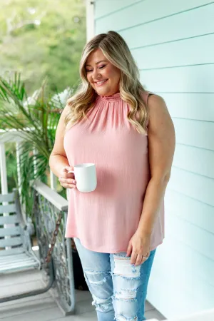 You Were Mine Tank Top- Blush
