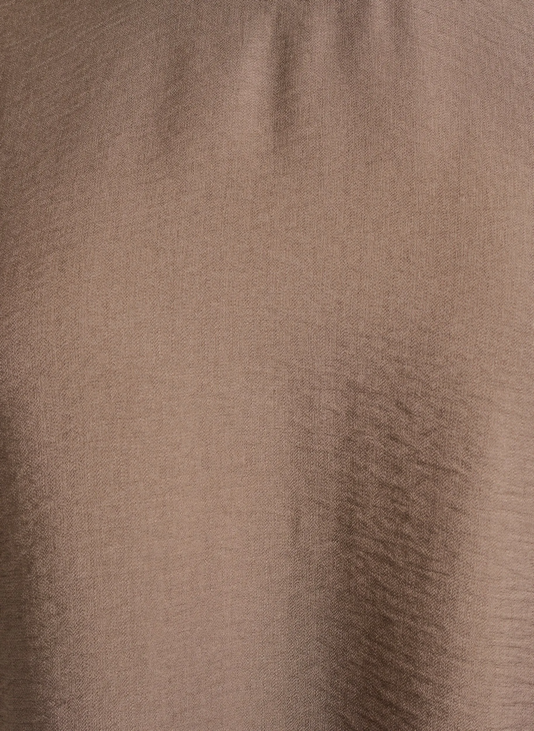 Zizzi Vilma Blouse in Brown